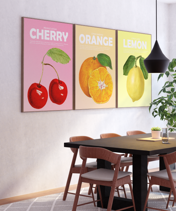Plakát, Ovoce - Citron, 21x30