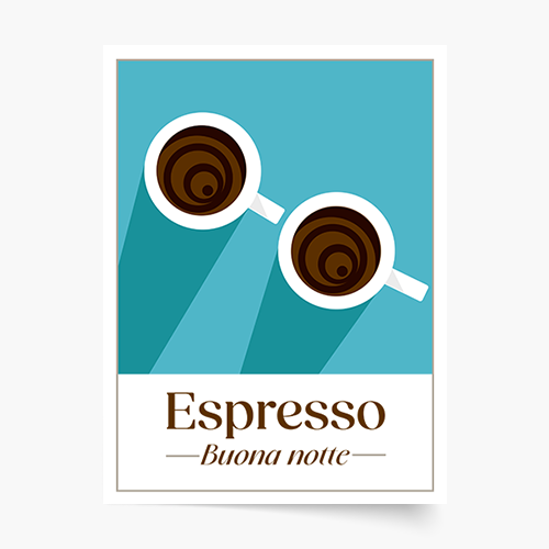 Plakát, Káva - Espresso, 21x30