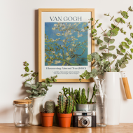 Plakát, Van Gogh - Almond Tree, 60x80 cm