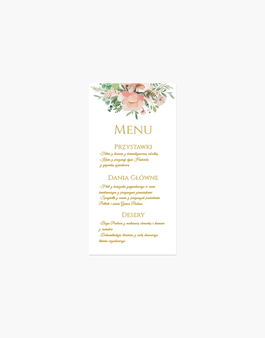 Cz_menu, Kolekce růžových květin