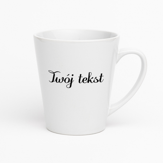 Hrnek latte, Váš text