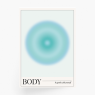 Plakát, Body, mind, soul, 20x30 cm