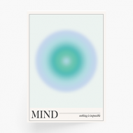 Plakát, Body, mind, soul, 20x30 cm