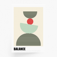 Plakát, Balance, 20x30 cm
