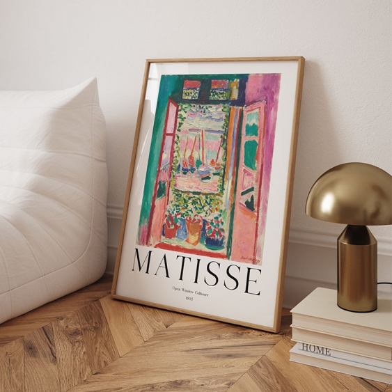 Plakát, Matisse - Otevřené okno, 30x40