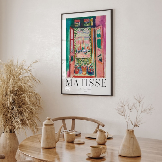 Plakát, Matisse - Otevřené okno, 30x40