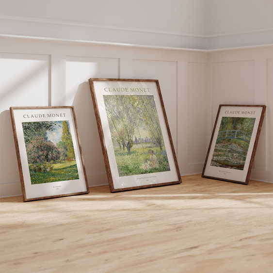 Plakát, Monet - Most přes rybník s lekníny, 30x40