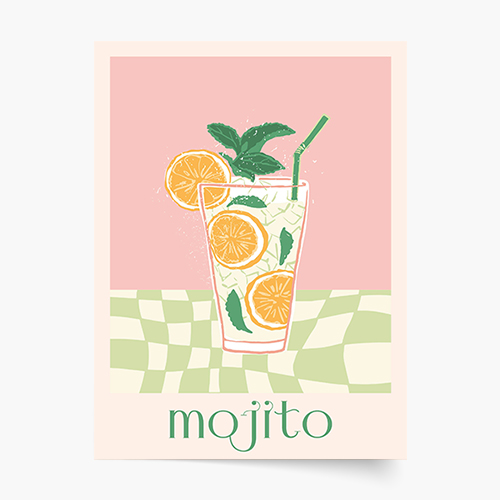 Plakát, Mojito, 50x70