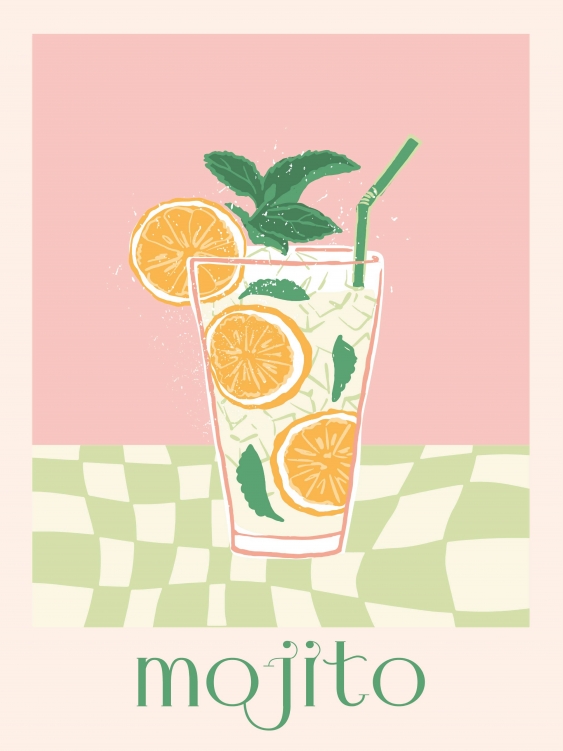 Plakát, Mojito, 21x30