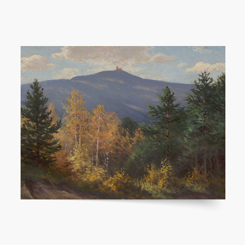 Plakát, W. Gerson „Horská krajina“, 70x50
