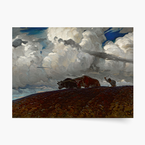 Plakát, F. Ruszczyc "Země", 30x21