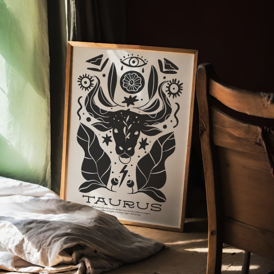 Plakát, Býk, 21x30