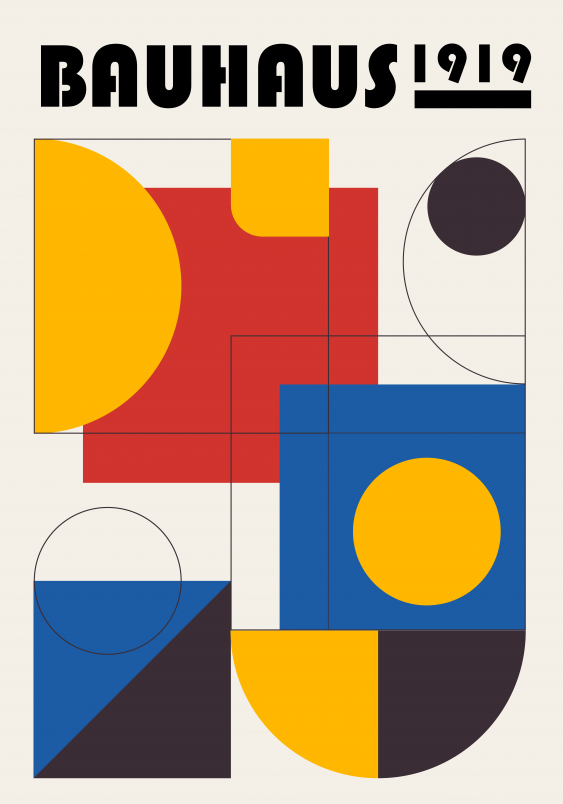 Plakát, Bauhaus I., 21x30