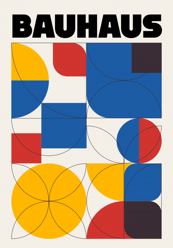 Plakát, Bauhaus III, 50x70
