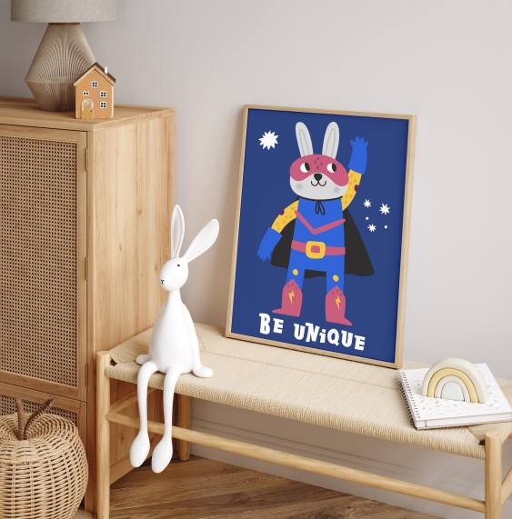 Plakát, Hrdinové - Buďte jedineční, 21x30