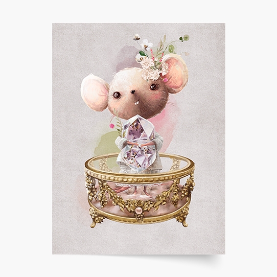 Plakát, Myší kolekce - Miss Mouse, 30x40