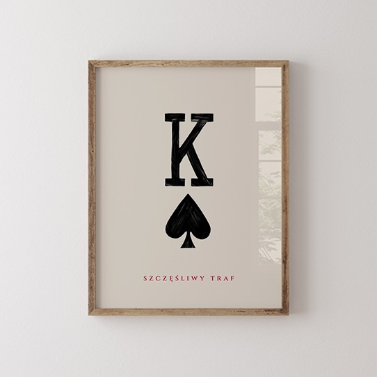 Plakát, Typografické: K Zkusím štěstí, 30x40