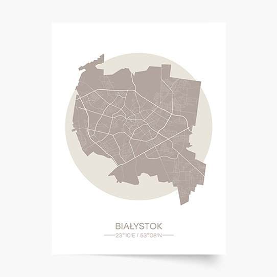 Plakát, Polská města: Białystok, 21x30
