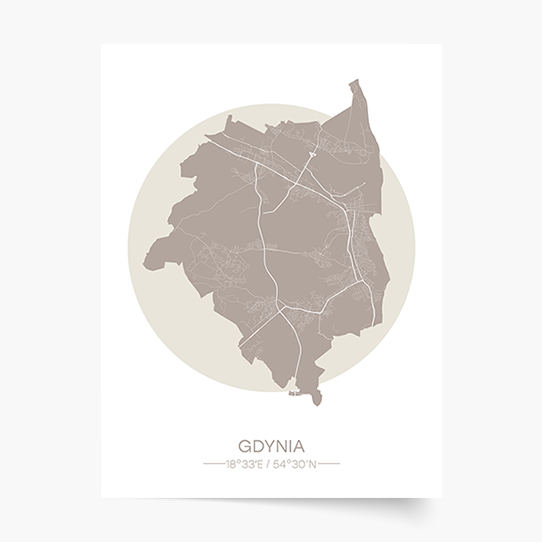 Plakát, Polská města: Gdyně, 21x30