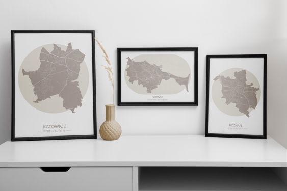 Plakát, Polská města: Gdaňsk, 30x21