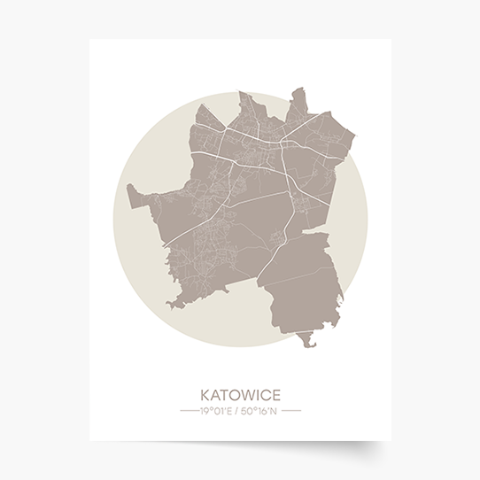 Plakát, Polská města: Katovice, 21x30