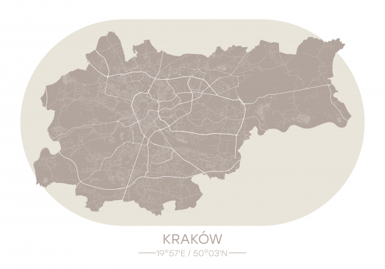 Plakát, Polská města: Krakov, 30x21