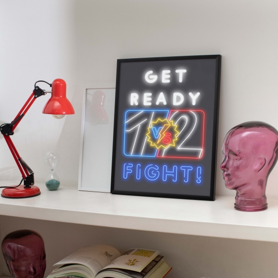 Plakát, Hraní her: Připravte se, 21x30