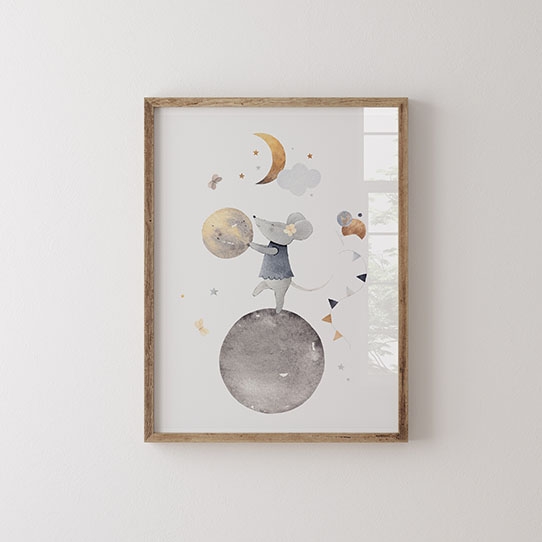 Plakát, Noc: Myš 2, 21x30