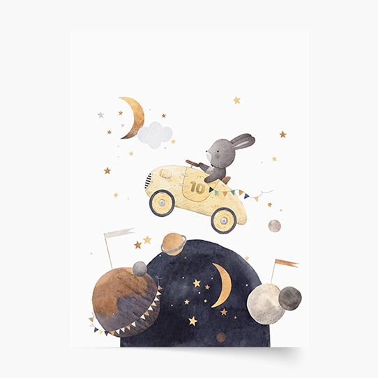 Plakát, Noc: Králík, 21x30