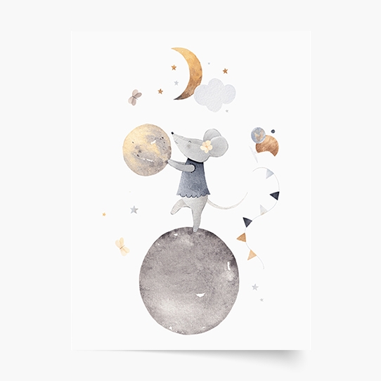 Plakát, Noc: Myš 2, 21x30