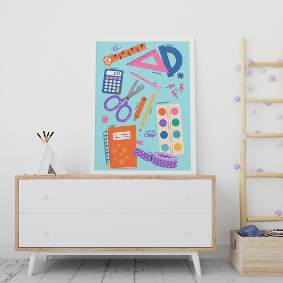 Plakát, Školní potřeby, 21x30