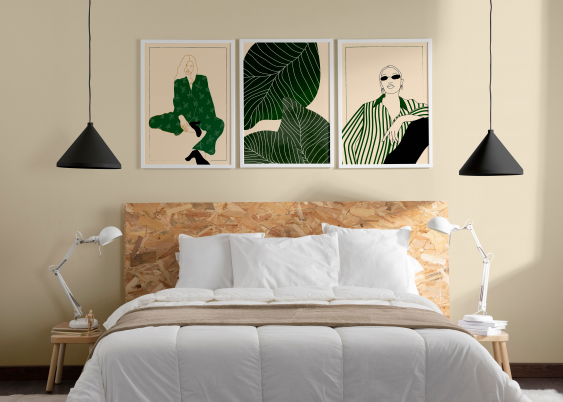 Rám na plakát FLORIDA AF, bílá, 70x100 cm