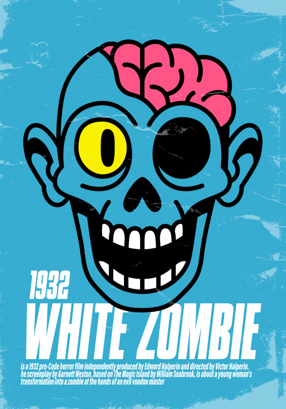 Plakát, Horor: Bílá zombie, 21x30