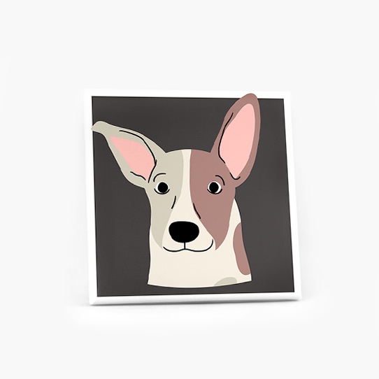 Obrázek, Psi: Jack Russell, 50x50 cm