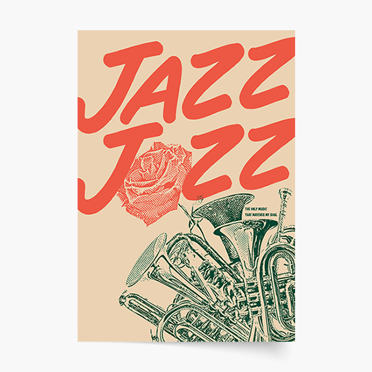Plakát, Jazzová hudba, 21x30