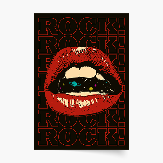 Plakát, Rocková hudba, 21x30