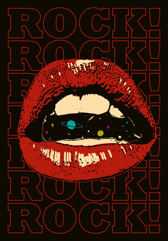Plakát, Rocková hudba, 21x30