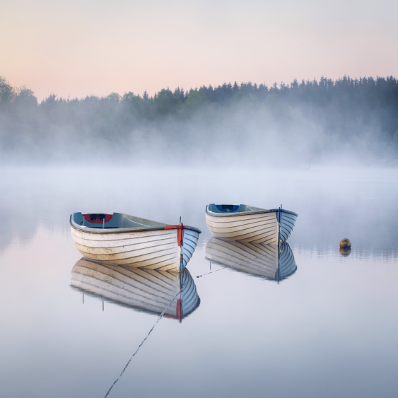 Plakát, Jezero: 2 lodě, 30x30