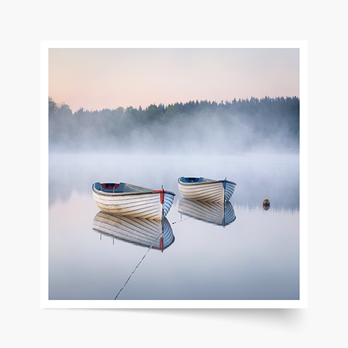 Plakát, Jezero: 2 lodě, 30x30