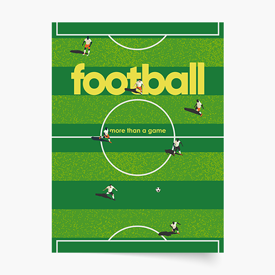 Plakát, Fotbal: Hra, 21x30