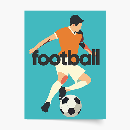 Plakát, Fotbal: Gól, 21x30
