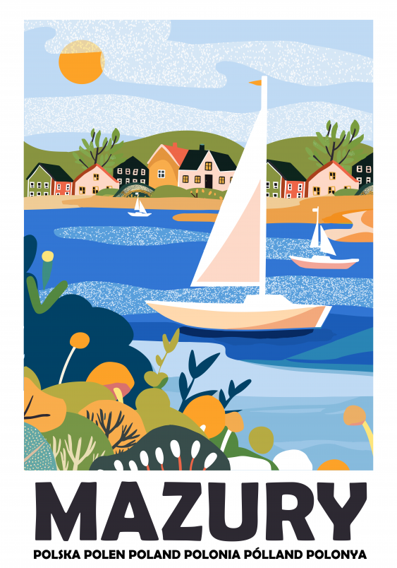 Plakát, Regiony: Mazursko, 21x30