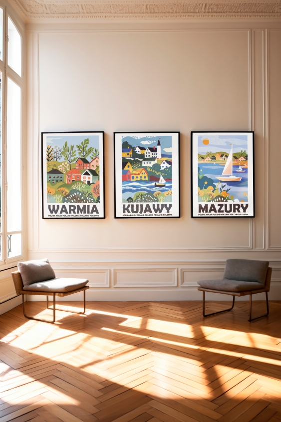 Plakát, Regiony: Varmie, 21x30