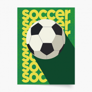 Plakát, Fotbal: Soccer, 20x30 cm