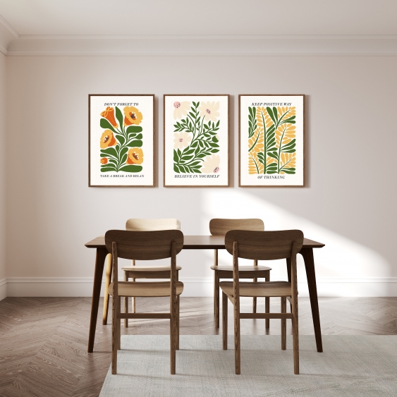 Plakát, Motivační: Zachovejte si pozitivní přístup, 30x40
