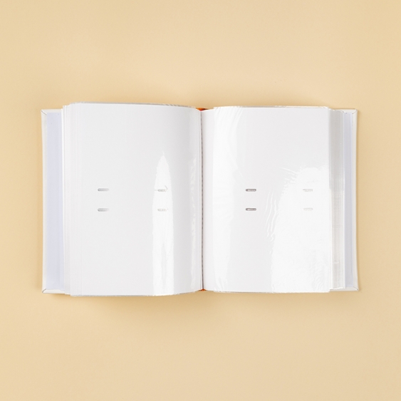 Kožené fotoalbum Kůže bílá - 200 fotografií, 10x15 cm