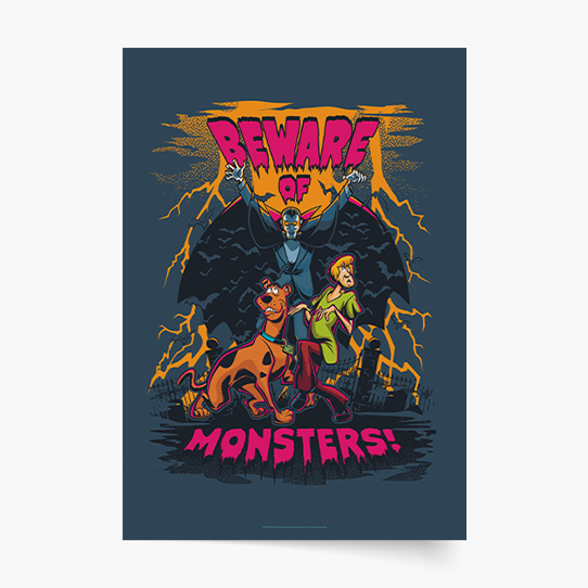 Plakát, Scooby Doo: Drákula, 21x30