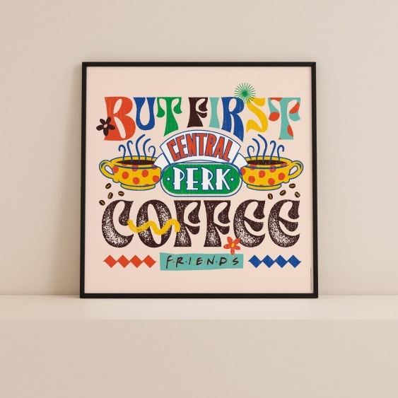Plakát, Přátelé: První káva, 30x30