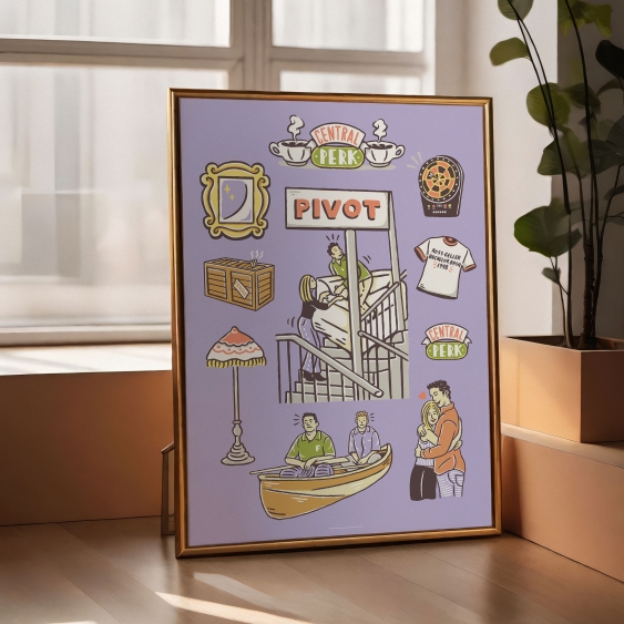 Plakát, Přátelé: Violet, 21x30