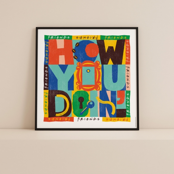 Plakát, Přátelé: Jak se máš?, 30x30